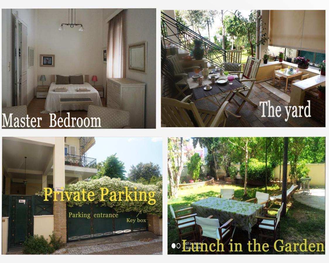 Independent Entrance Apt - 130M2 - Garden - Private Parking Apartment Athens Luaran gambar